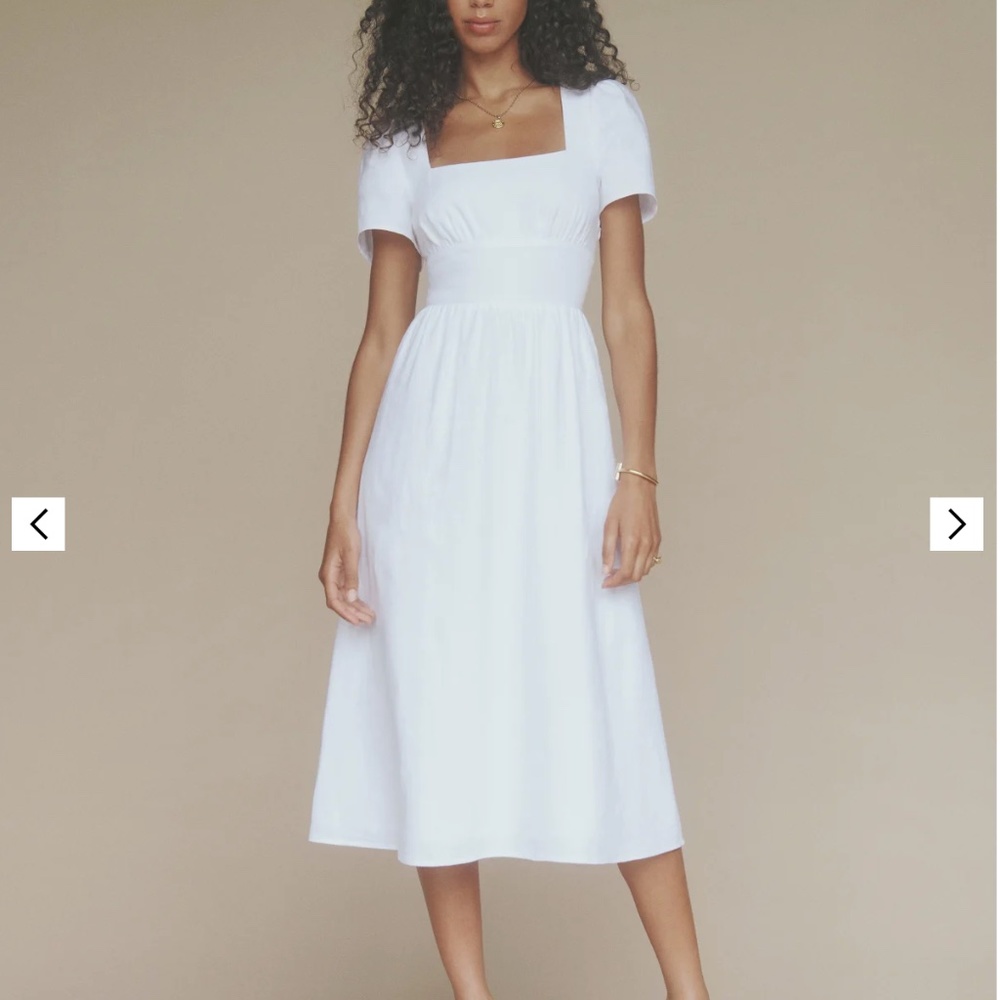 Reformation Pacome Linen Dress